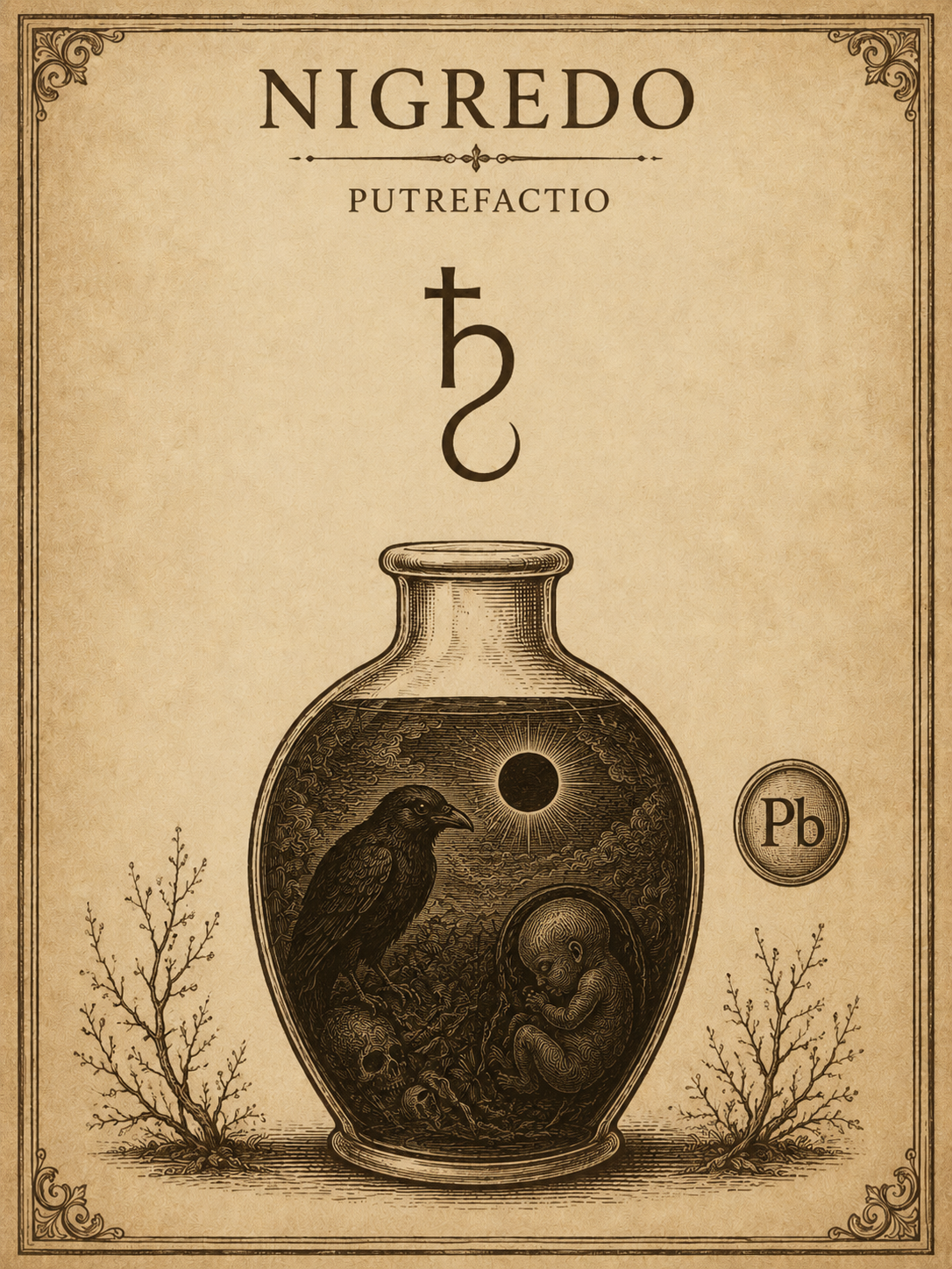 Nigredo alchemical stage