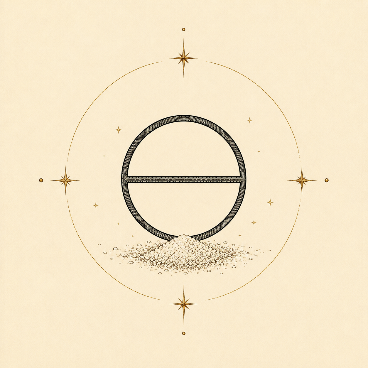 Salt alchemy symbol